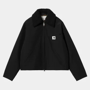 Carhartt WIP Jacken>W' Newkirk Jacket Black / Camo Leo, Tamarind