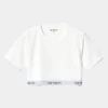 Carhartt WIP Unterwäsche>W' Script Crop Top White