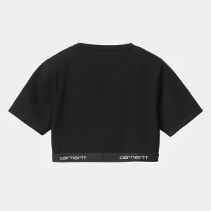 Carhartt WIP Unterwäsche>W' Script Crop Top Black