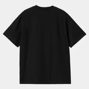 Carhartt WIP T-Shirts>W' S/S Ablaze T-Shirt Black / White