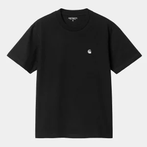 Carhartt WIP T-Shirts>W' S/S Casey T-Shirt Black / Silver