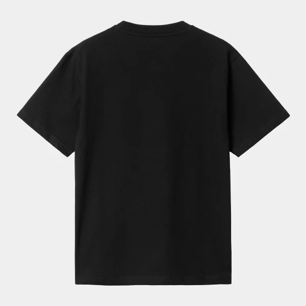 Carhartt WIP T-Shirts>W' S/S Casey T-Shirt Black / Silver