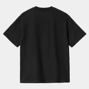 Carhartt WIP T-Shirts>W' S/S Chase T-Shirt Black / Gold