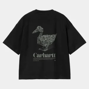 Carhartt WIP T-Shirts>W' S/S Fold Leo T-Shirt Black