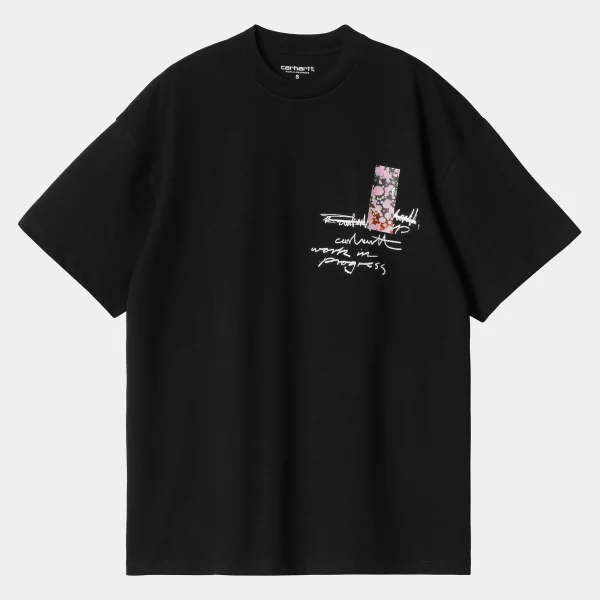 Carhartt WIP T-Shirts>W' S/S Immerse T-Shirt Black