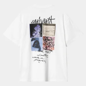 Carhartt WIP T-Shirts>W' S/S Immerse T-Shirt White