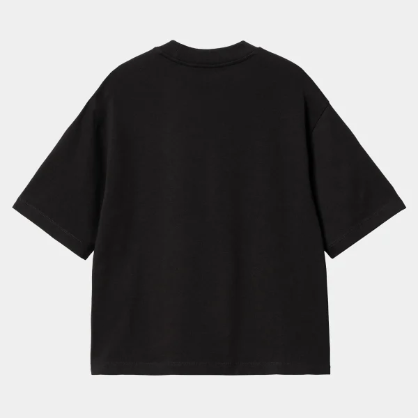 Carhartt WIP T-Shirts>W' S/S Kainosho T-Shirt Black / Arctic Lime