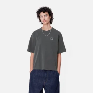 Carhartt WIP T-Shirts>W' S/S Nelson T-Shirt Graphite