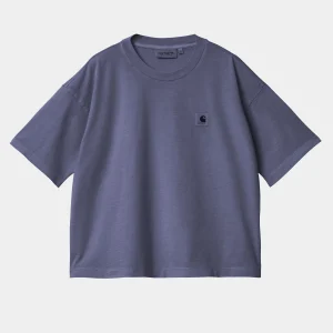 Carhartt WIP T-Shirts>W' S/S Nelson T-Shirt Aura