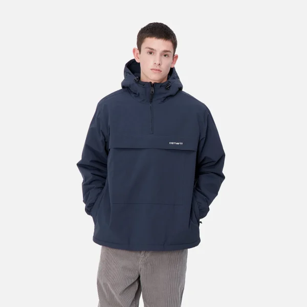 Carhartt WIP Jacken & Mäntel>Windbreaker Pullover (Winter) Air Force Blue / White