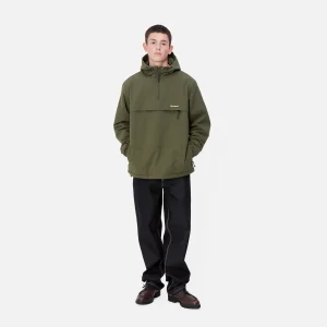 Carhartt WIP Jacken & Mäntel>Windbreaker Pullover (Winter) Office Green / White